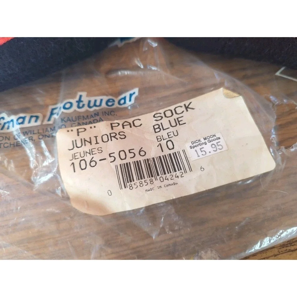 Vintage Sorel Kaufman Canada Genuine Boot Wool Replacement Liner Sock Juniors 10